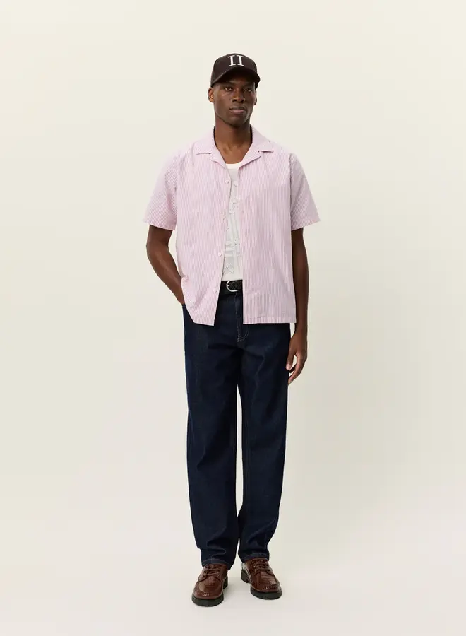 Les Deux Linnen Overhemd Lukas 1001383 - 612 Crocus Pink