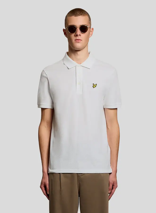 Lyle & Scott Polo Jacquard SP2400V - 626 White