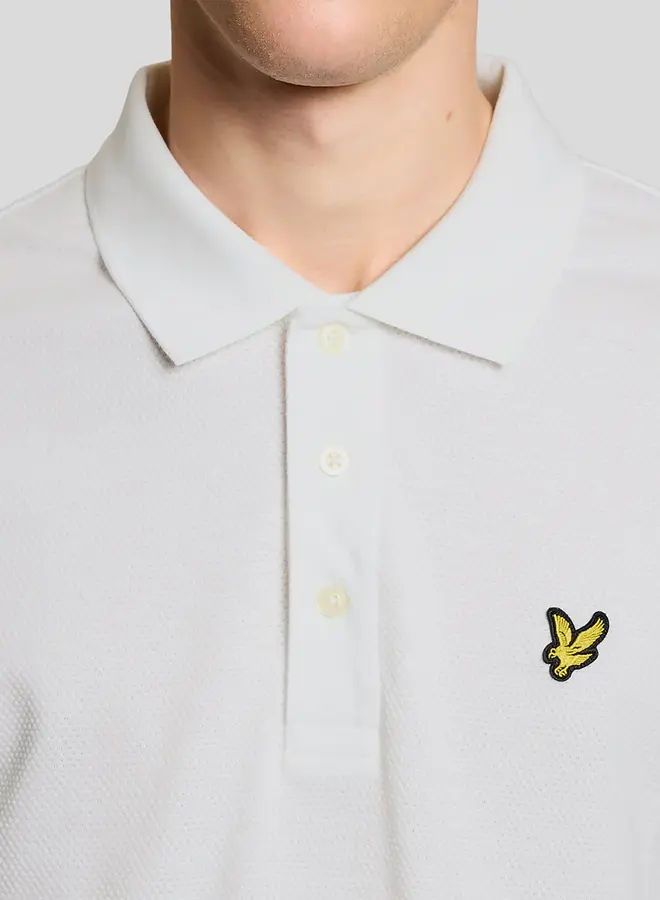 Lyle & Scott Polo Jacquard SP2400V - 626 White