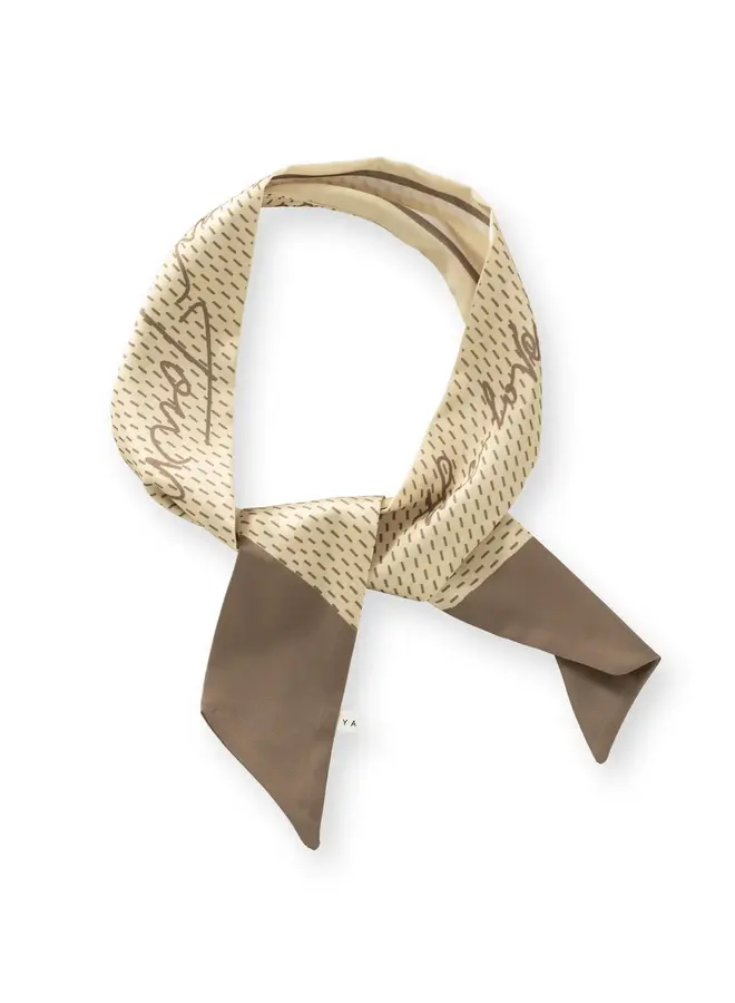 Yaya Sjaal The Love Of London Town 03-501049-602 - 990511Tan Brown Dessin