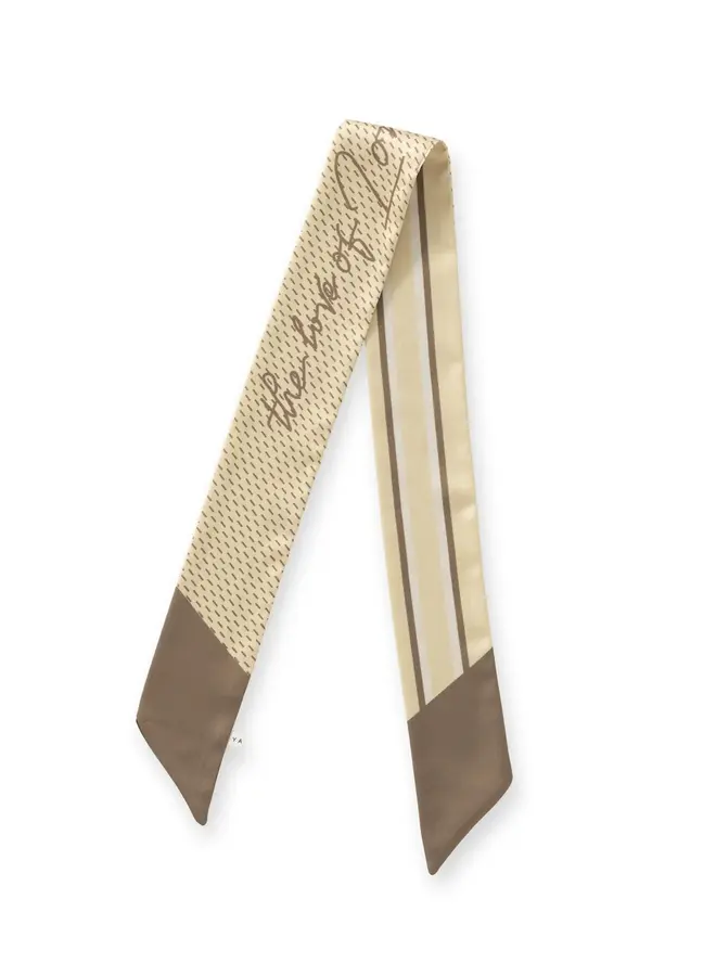 Yaya Sjaal The Love Of London Town 03-501049-602 - 990511Tan Brown Dessin