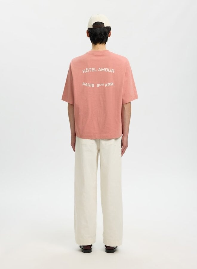 Selected  T-shirt HOTEL AMOUR 16100453 -  Rose Dawn