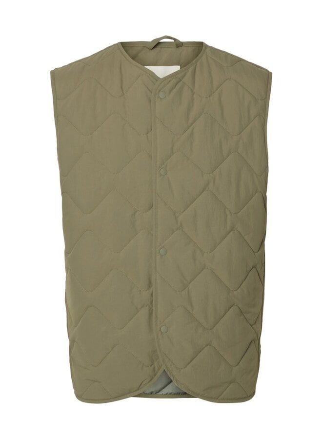 Selected Gilet SLHRAY 16099682 - Deep Lichen Green