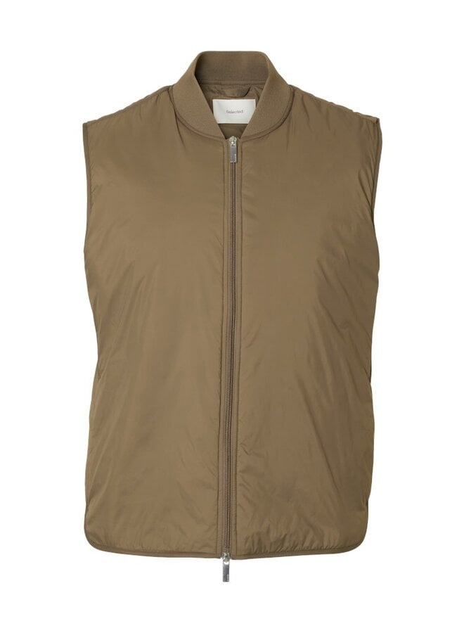 Selected Gilet SLHTHOMAS 16097822 - Caribou