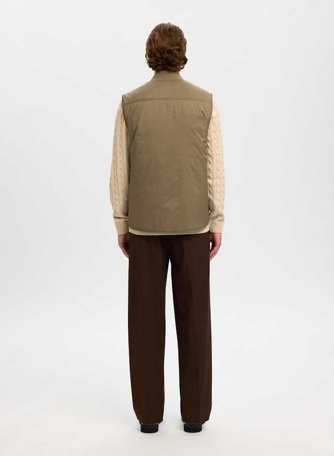 Selected Gilet SLHTHOMAS 16097822 - Caribou