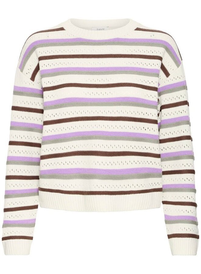 B.Young Trui BYNAJO 20818459 - Birch Multi Stripe