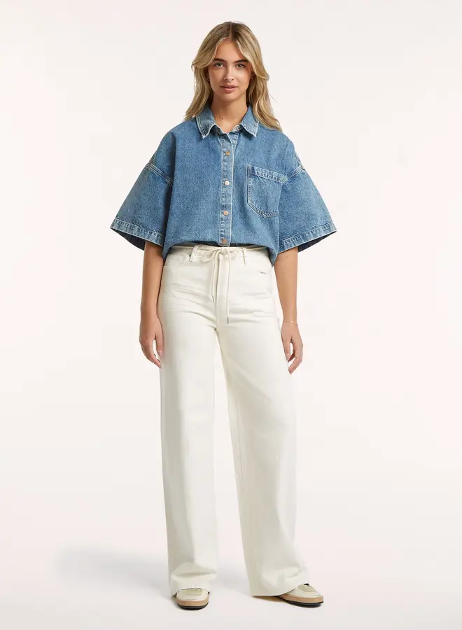 Jeans Wide leg JONA S26_25_ - 9999 Bone White