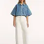 Circle Of Trust Wide Leg Jeans JONA S26_25_ - 9999 Bone White