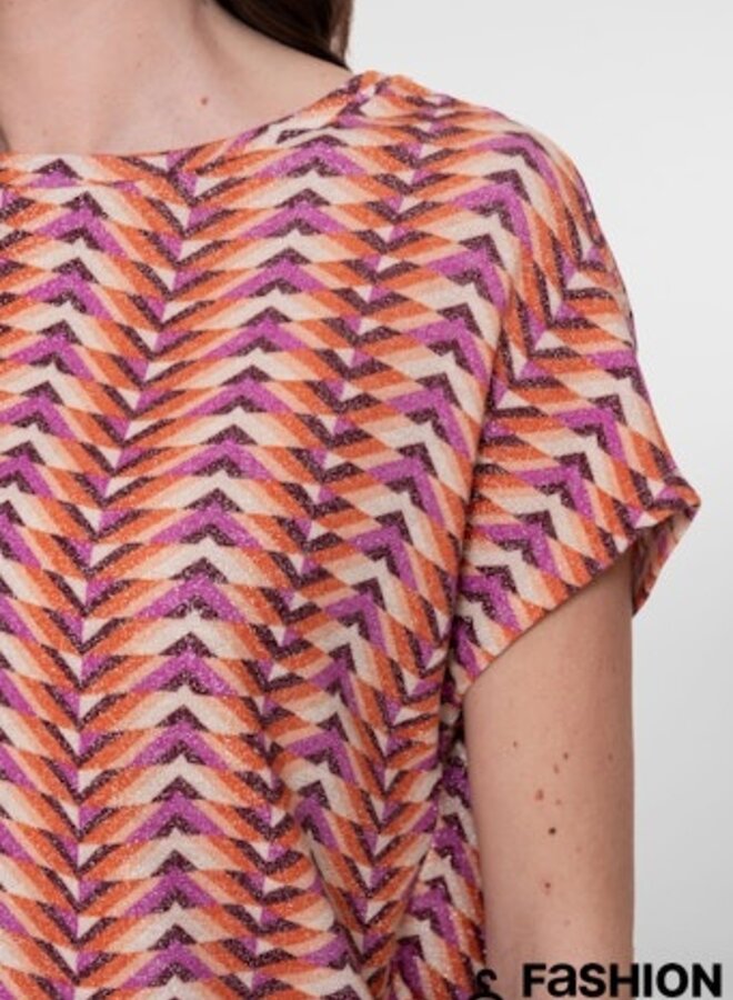 Geisha Top 62155-20 - 300 Lila/Orange