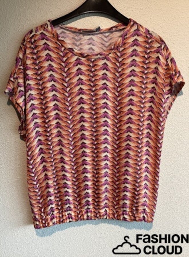 Geisha Top 62155-20 - 300 Lila/Orange