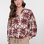 Geisha Blouse 63229-20 - 718 Ecru/Cherry Red