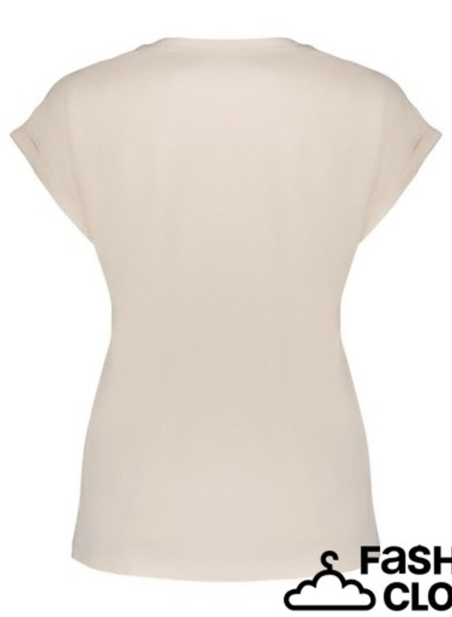 Geisha T-shirt 62143-41 - 720 Sand/Cherry