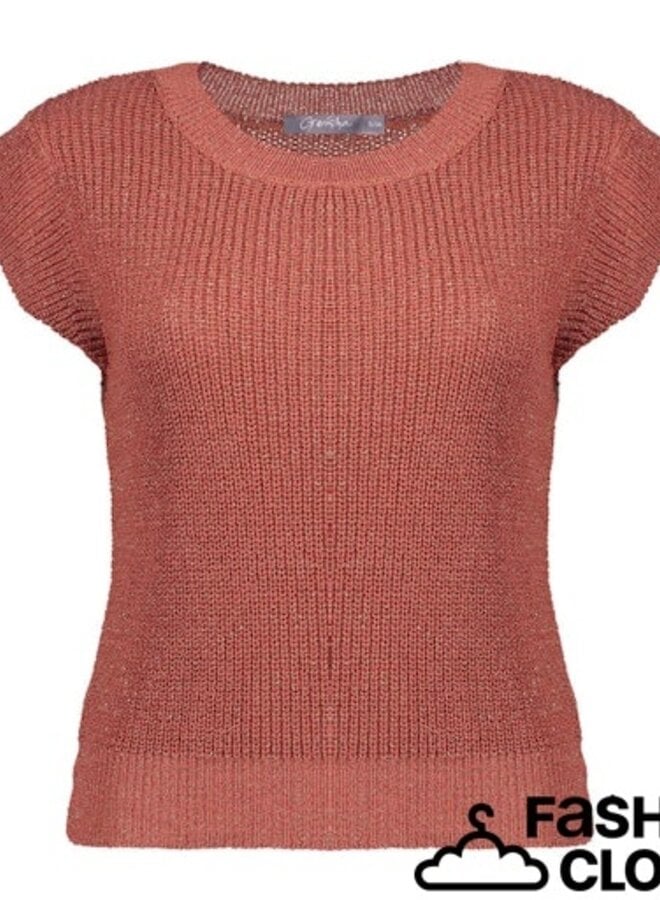 Geisha Trui 64082-70 - 743 Stone Red/Gold