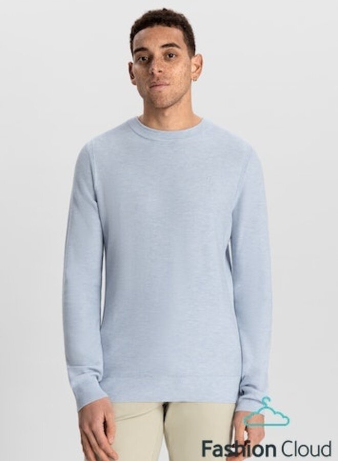 Mercury Crew Melange Slub Trui 405566-NOS - 646 Lt. Blue