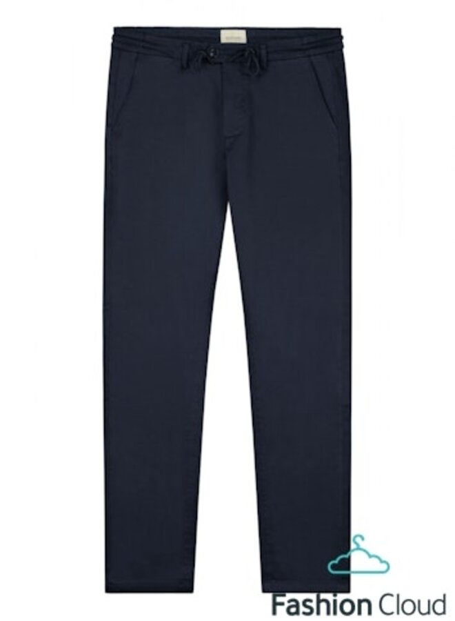 Dstrezzed Lancaster Tapered Jogger Twill Knit Broek 501700-NOS - 649 Dk. Navy