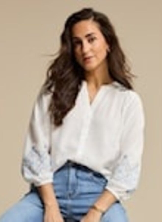 Blouse SRB4829 - 384 Wit