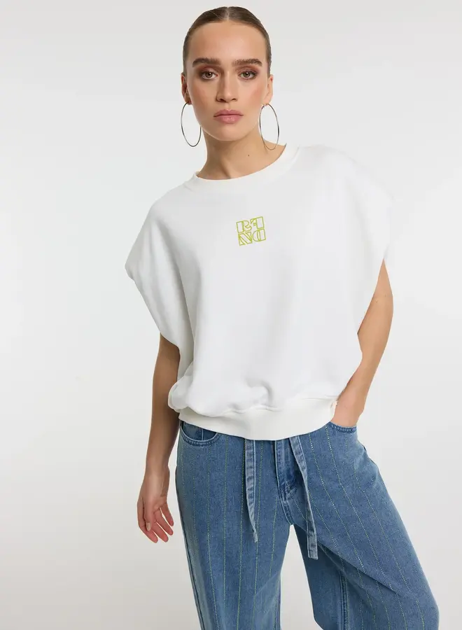 Mouwloos Shirt Jennely R2603823985 - 002 Off White