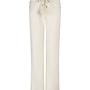 Red button Wide Leg Jeans Colette SRB4902 - Ecru