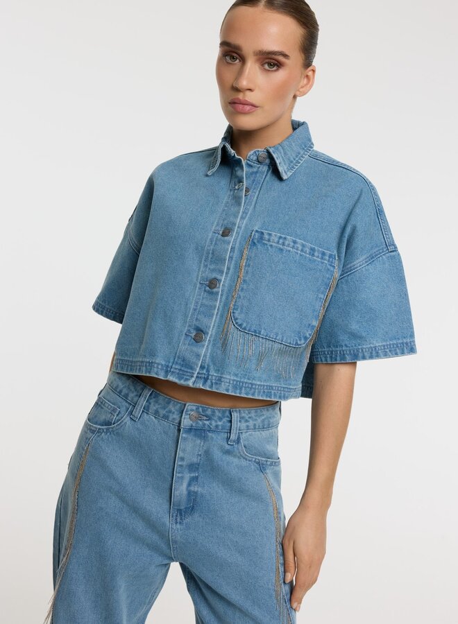 Blouse Adelin R2603971930 - 200 Light Blue