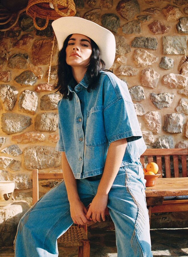 Refined Department Blouse Adelin R2603971930 - 200 Light Blue