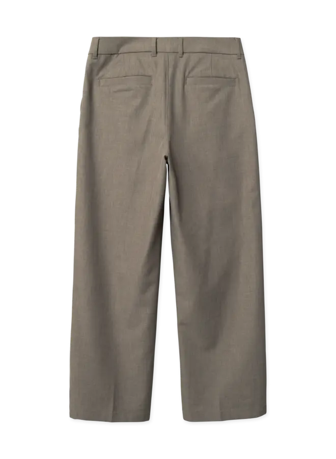 Woodbird Wijde Pantalon 2616- 200 Sand Melange