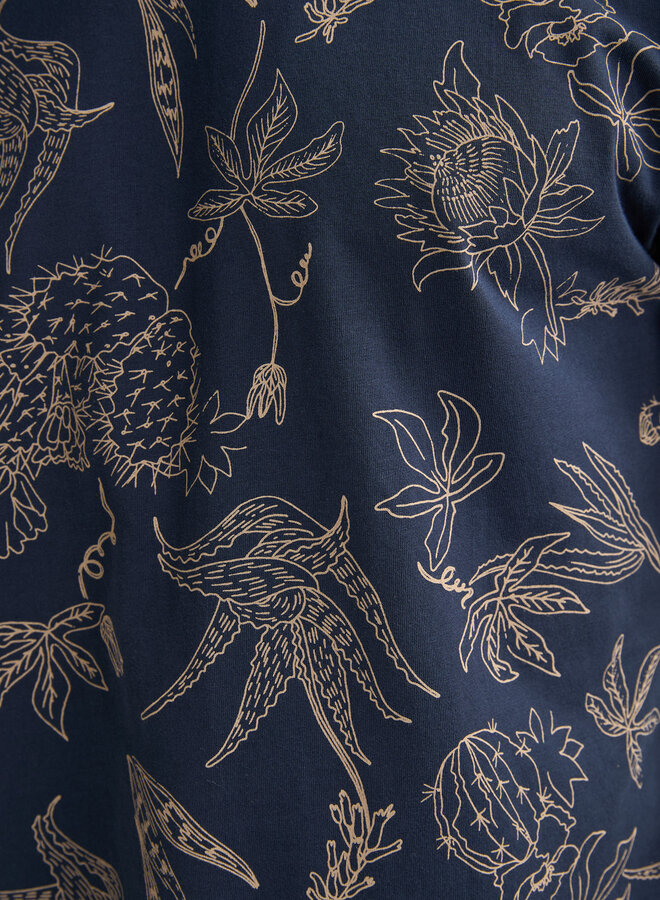 Petrol Shirt M-1060-TSR618 - 5178 Navy Blue