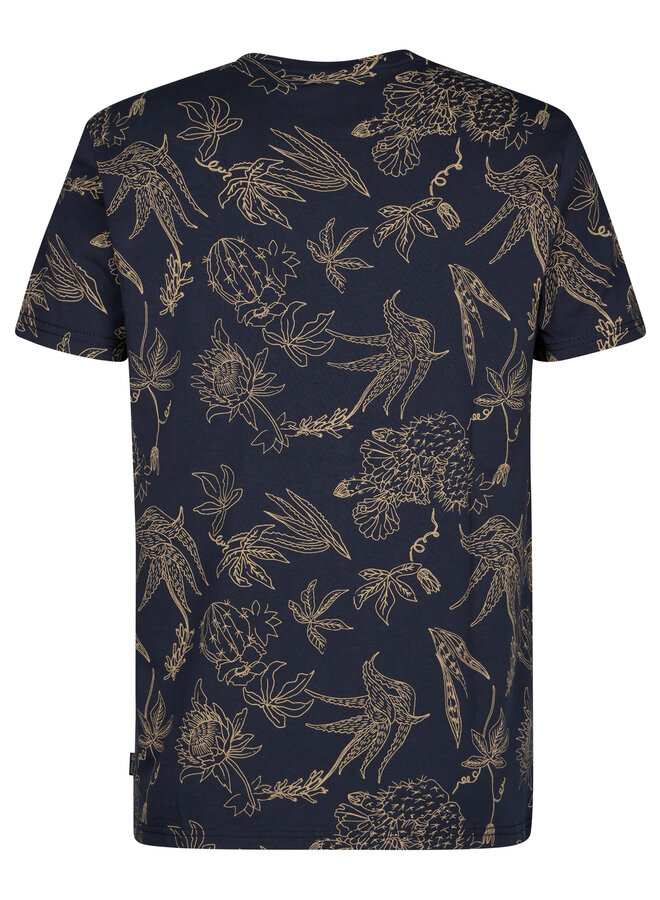 Petrol Shirt M-1060-TSR618 - 5178 Navy Blue