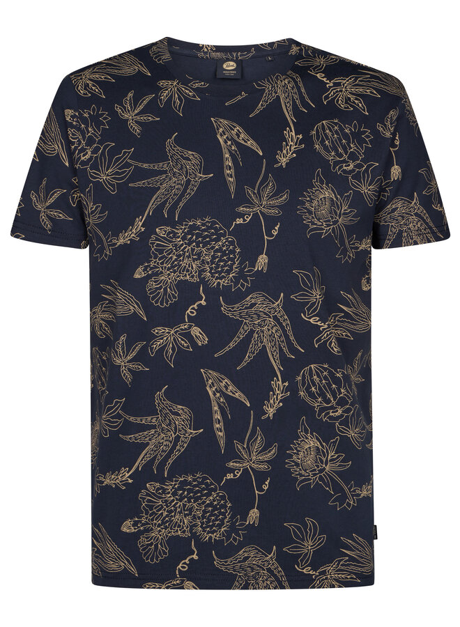 Petrol Shirt M-1060-TSR618 - 5178 Navy Blue