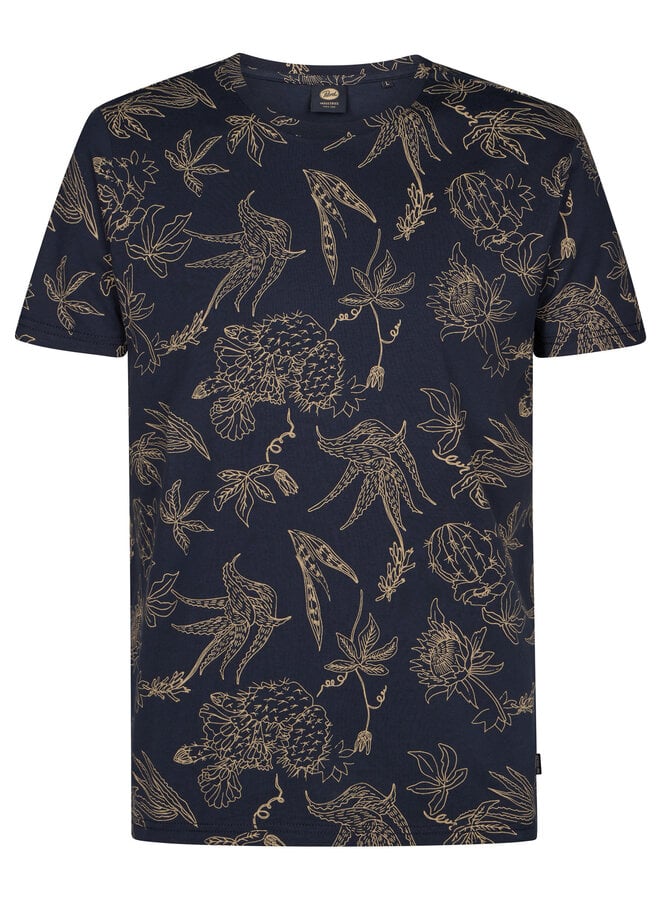 Petrol Shirt M-1060-TSR618 - 5178 Navy Blue