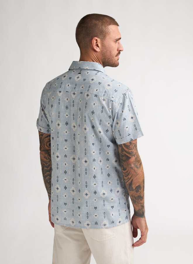 Petrol Shirt M-1060-SIS412 - 5195 Marble Blue