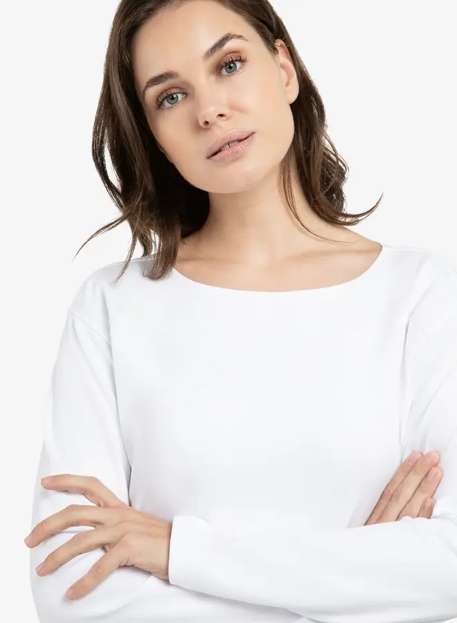 Yaya Top 01-709261-603 - Pure White