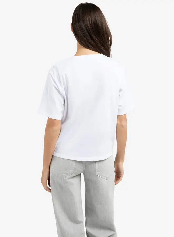 Yaya T-shirt 01-719086-603 - Pure White Dessin