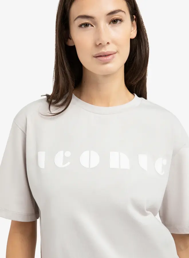 Yaya T-shirt 01-719086-603 - Temple Gray Dessin