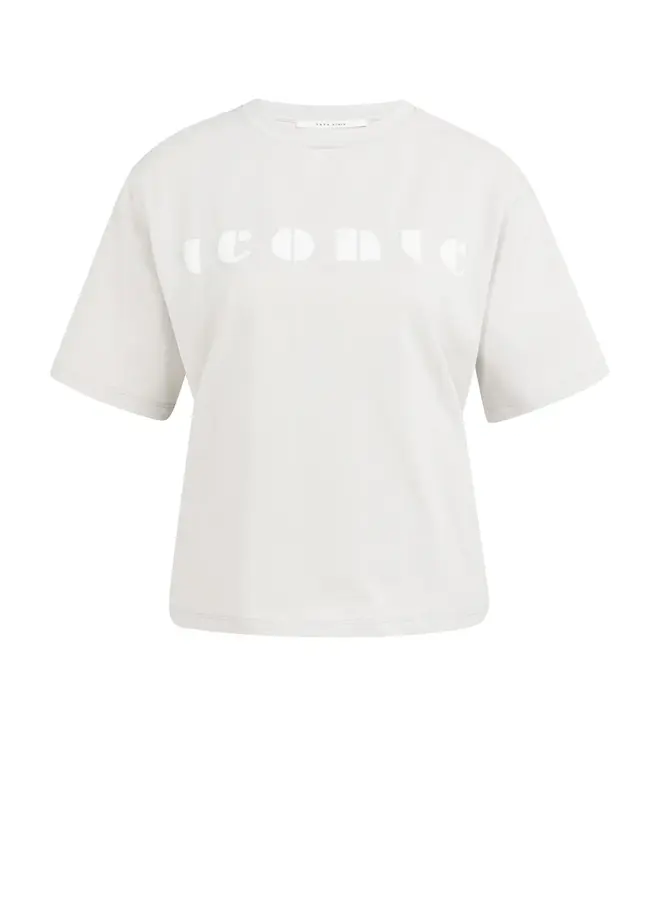 Yaya T-shirt 01-719086-603 - Temple Gray Dessin