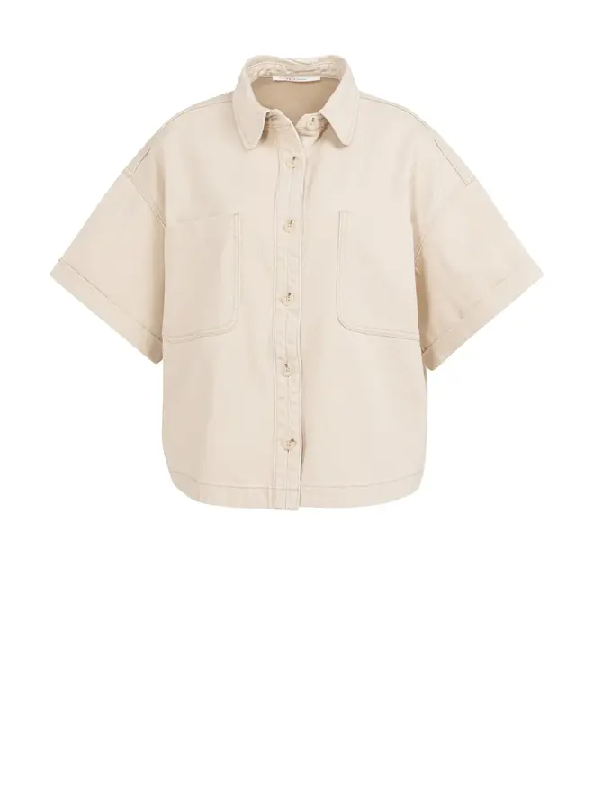 Yaya Denim Jasje 01-511050-603 - Desert Beige Denim