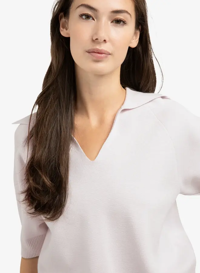 Yaya Top 01-000569-603 - Gray Lilac