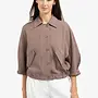 Yaya Blouse 01-201206-603 - Deep Taupe Brown