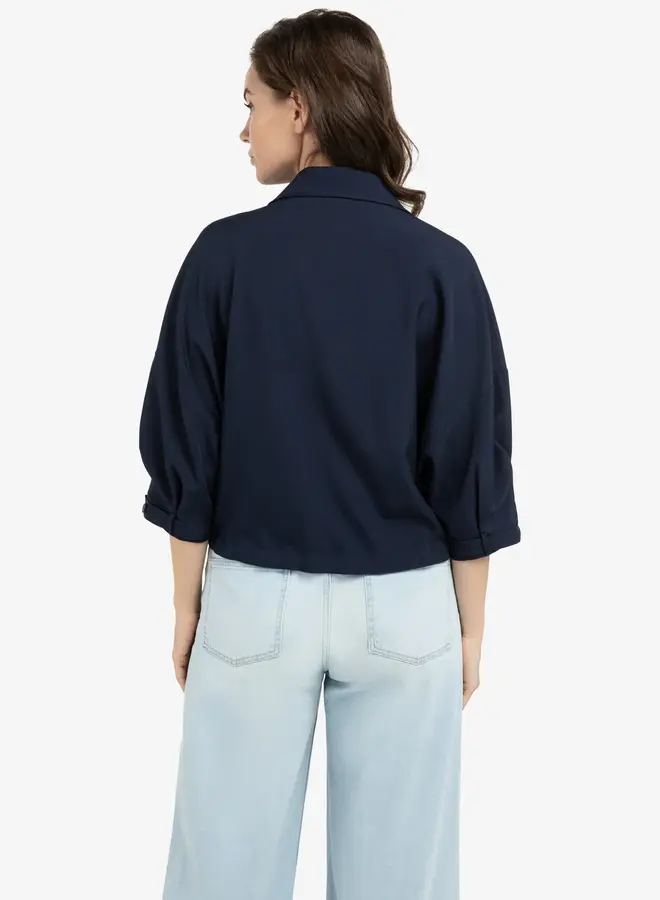 Yaya Blouse 01-201206-603 - Navy Blazer Blue