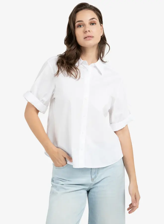 Yaya Blouse 01-201207-603 - Pure White