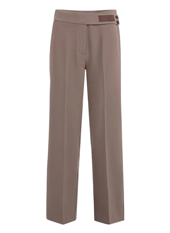 Yaya Pantalon 01-301247-603 - Deep Taupe Brown