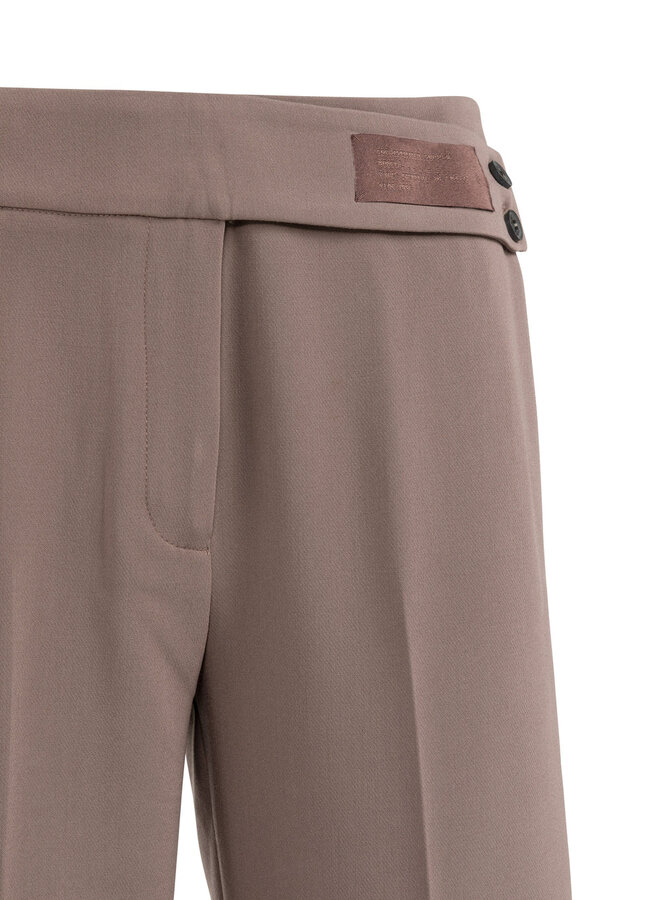 Yaya Pantalon 01-301247-603 - Deep Taupe Brown