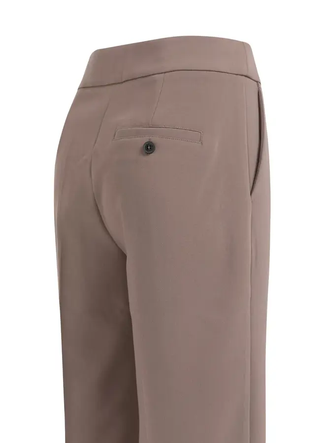 Yaya Pantalon 01-301247-603 - Deep Taupe Brown