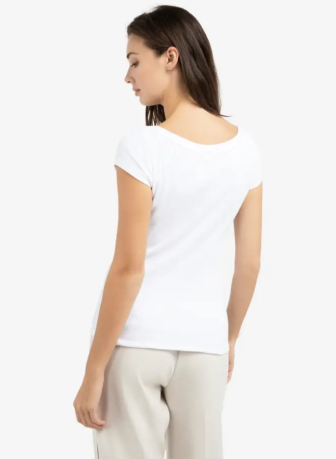 Yaya Top 01-709354-603 - Pure White