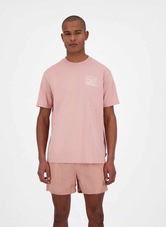 Airforce T-shirt ALTITUDE GEM1287-SS26 -  Misty Rose\White