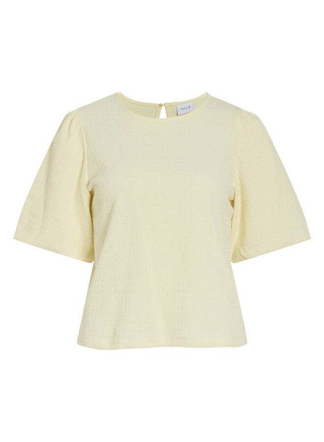 Vila Top VIMALORA 14113267 - Pastel Yellow