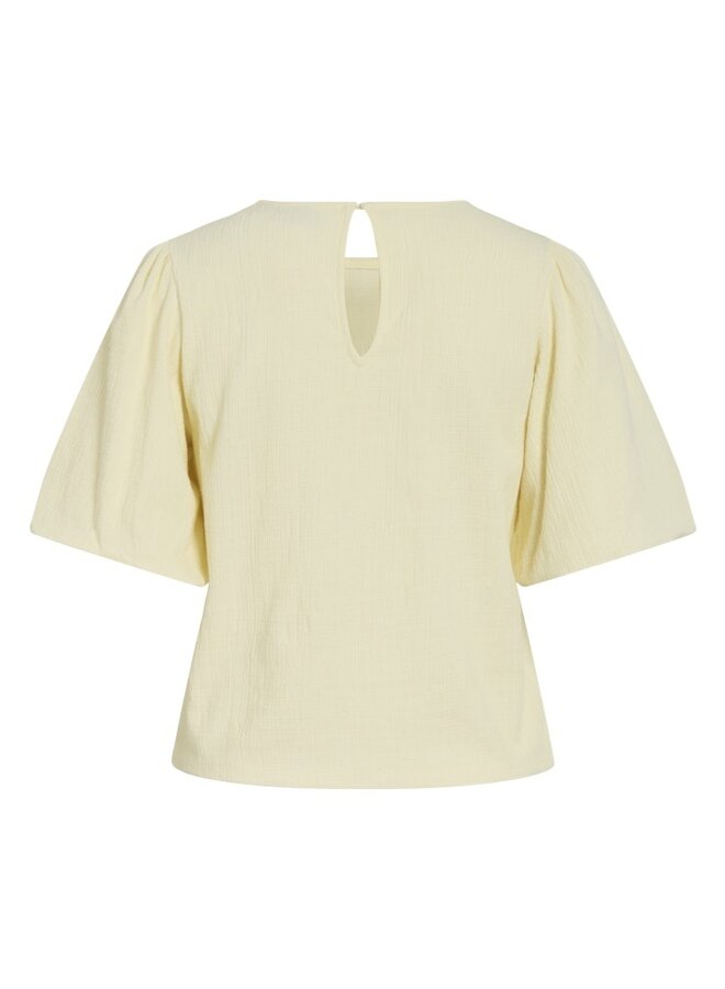 Vila Top VIMALORA 14113267 - Pastel Yellow