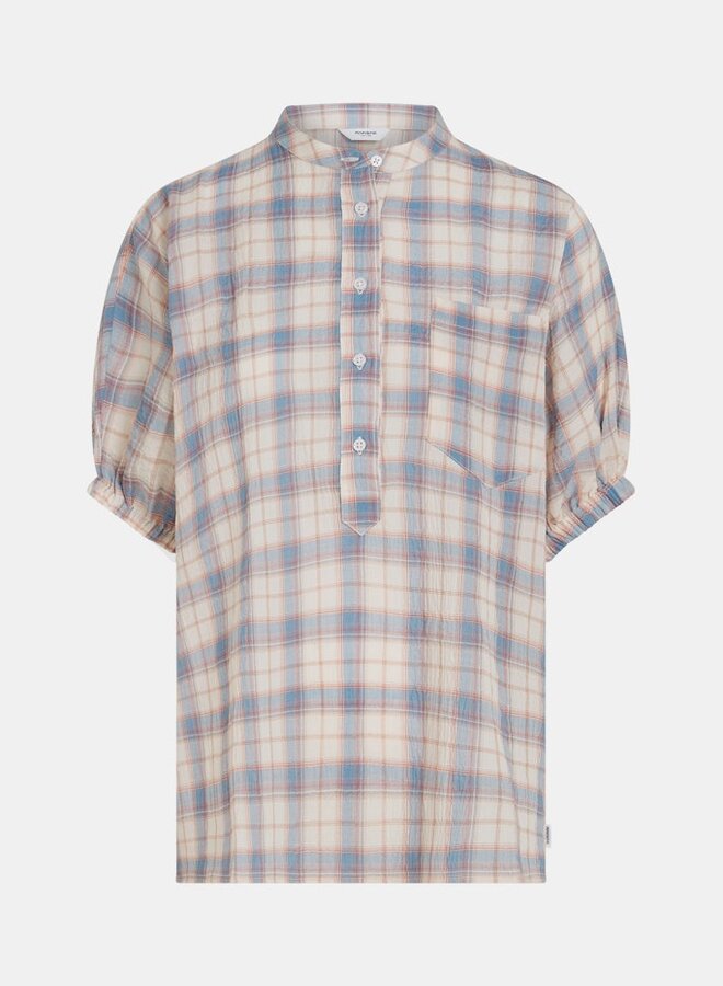 Penn&ink Blouse S26F1822 - 54c Blue Check