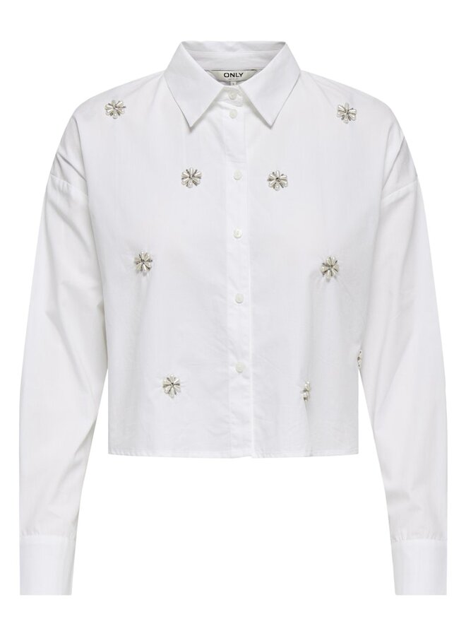 Only Blouse ONLRITI 15371587 - Bright White