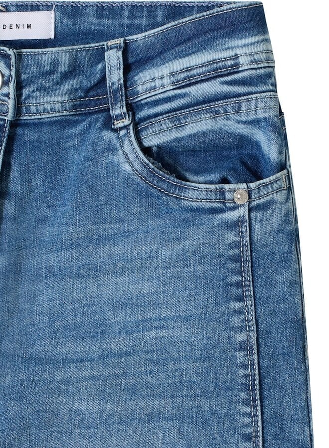 Cecil Wide Leg Jeans Toronto 380587 - 10369  Light Blue Washed