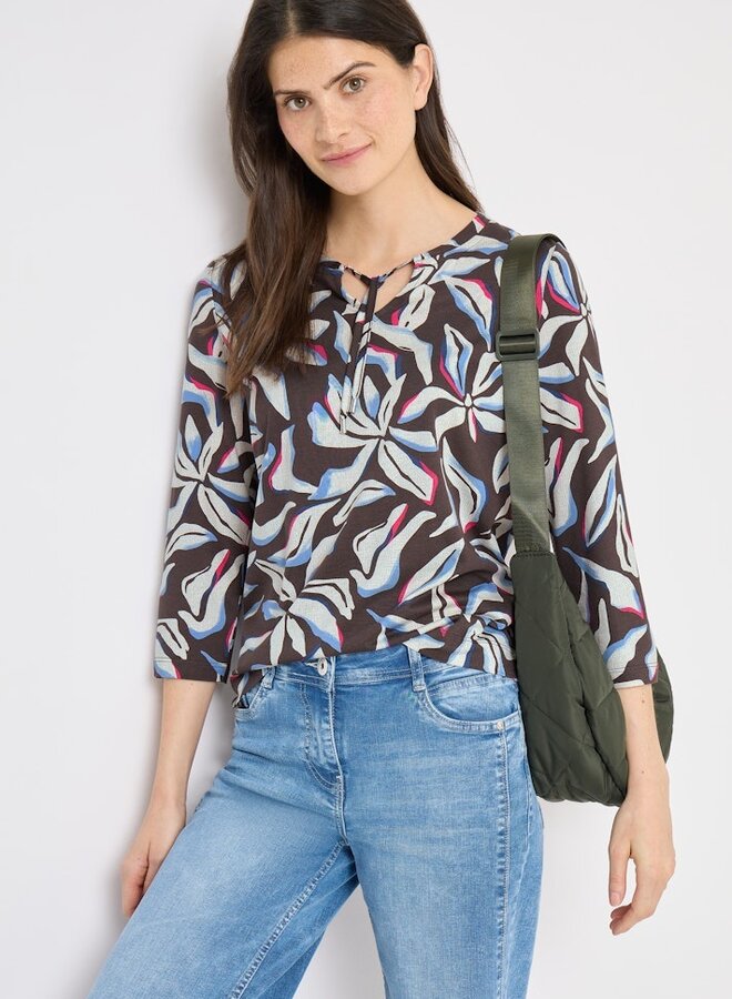 Shirt Driekwart Mouw 324814 - 37493 Macchiato Brown